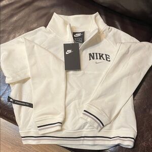 Nike Off-White Quarter-Zip Pullover